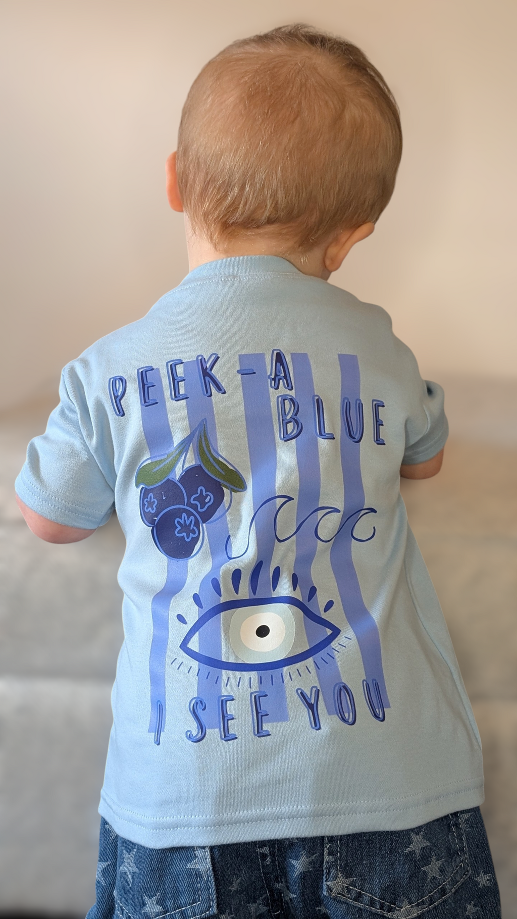 Peek-A Blue T-Shirt