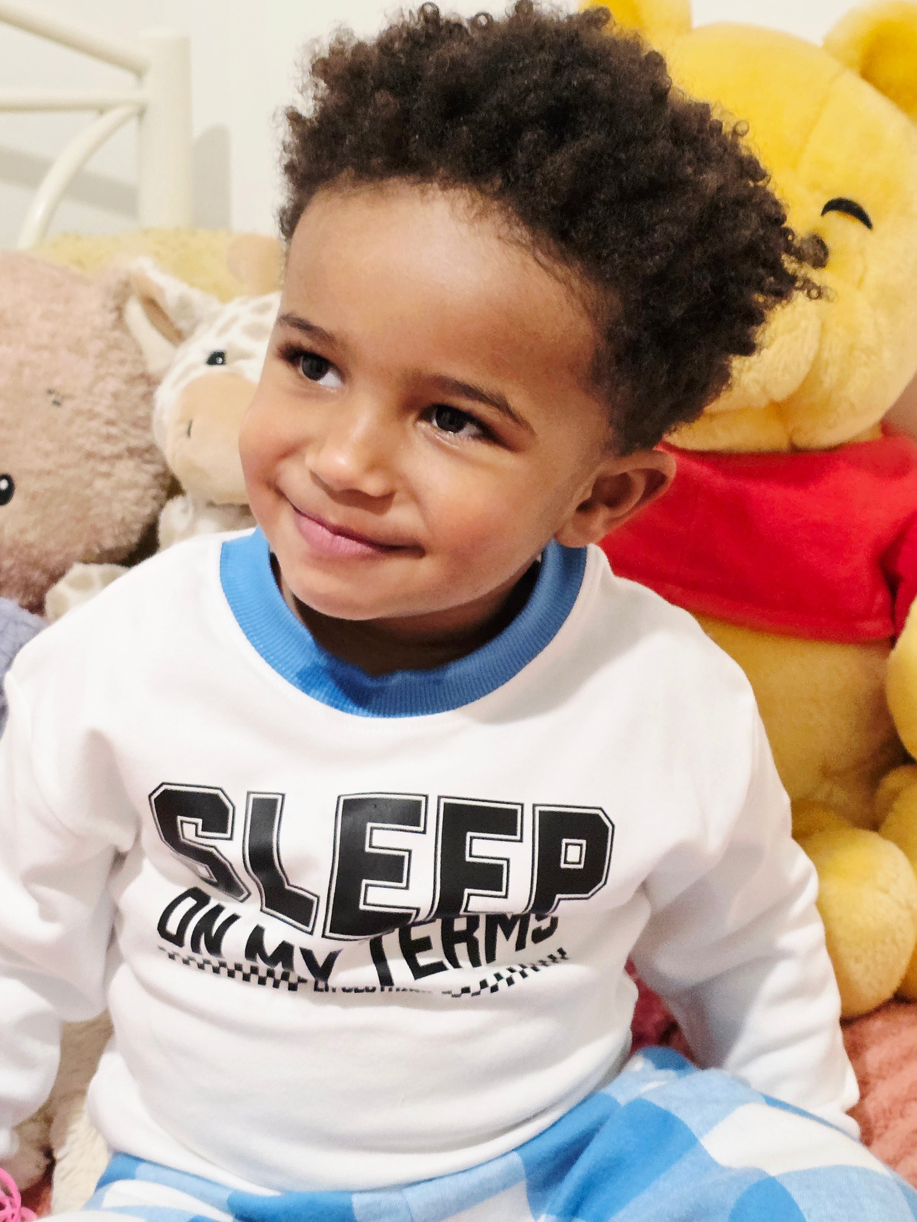 Long Sleeve Checked Pyjamas