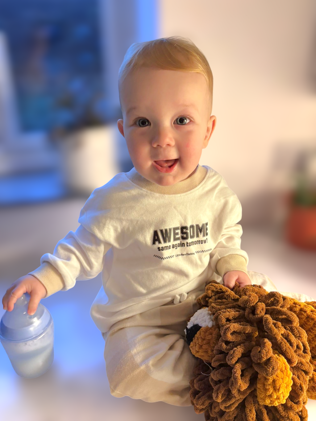 Long Sleeve Checked Pyjamas