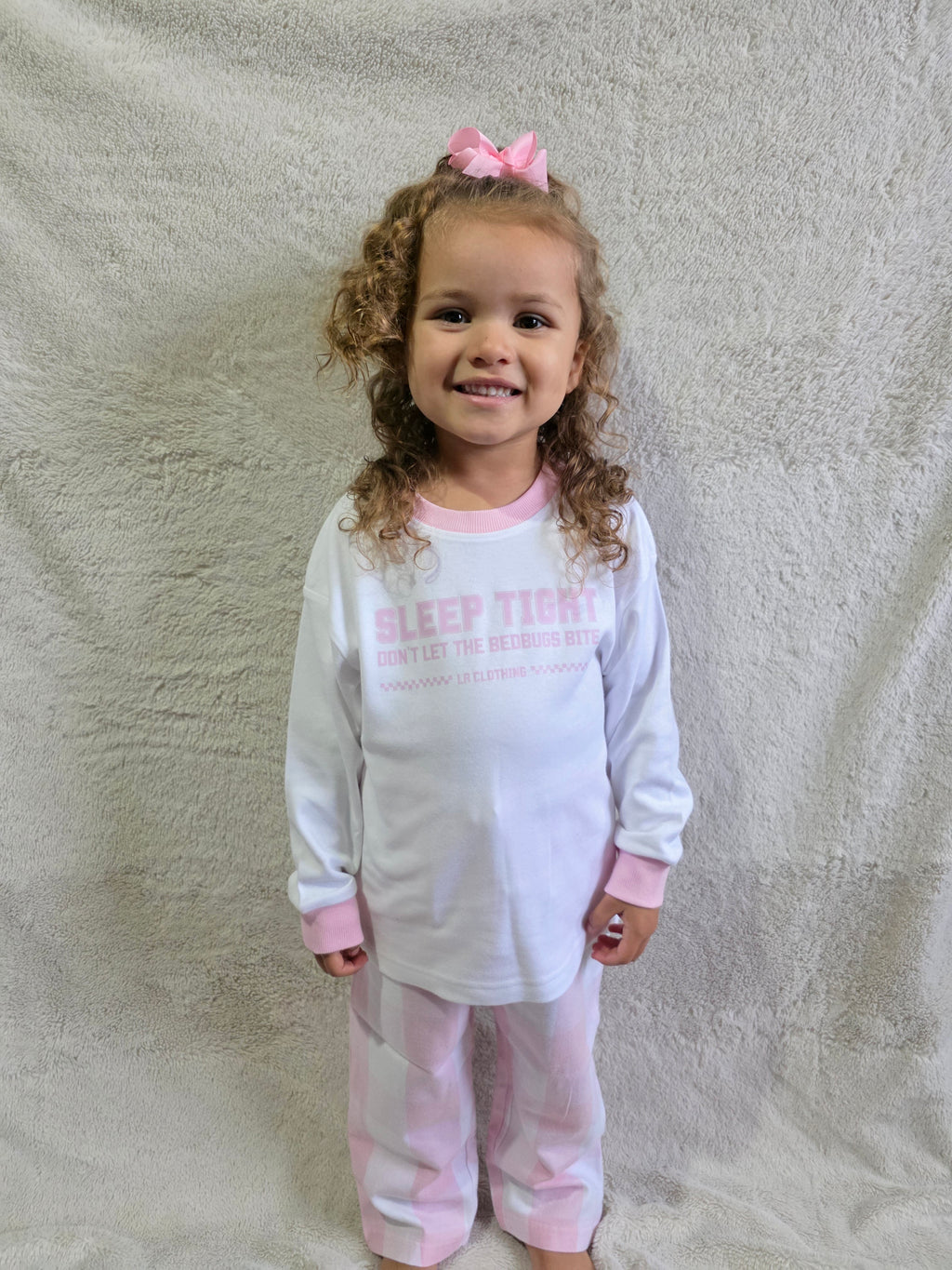 Long Sleeve Checked Pyjamas