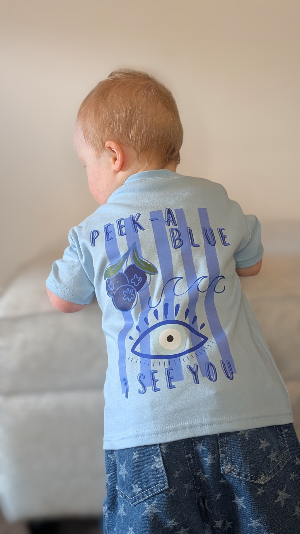 Peek-A Blue T-Shirt